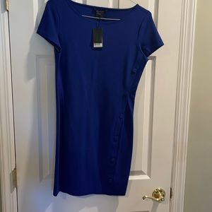 Armani Exchange royal blue dress